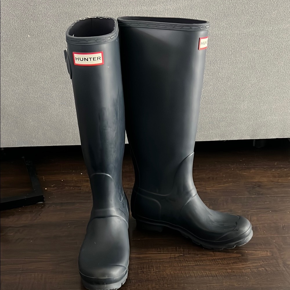 Hunter Navy Women's Winter & Rain Boots